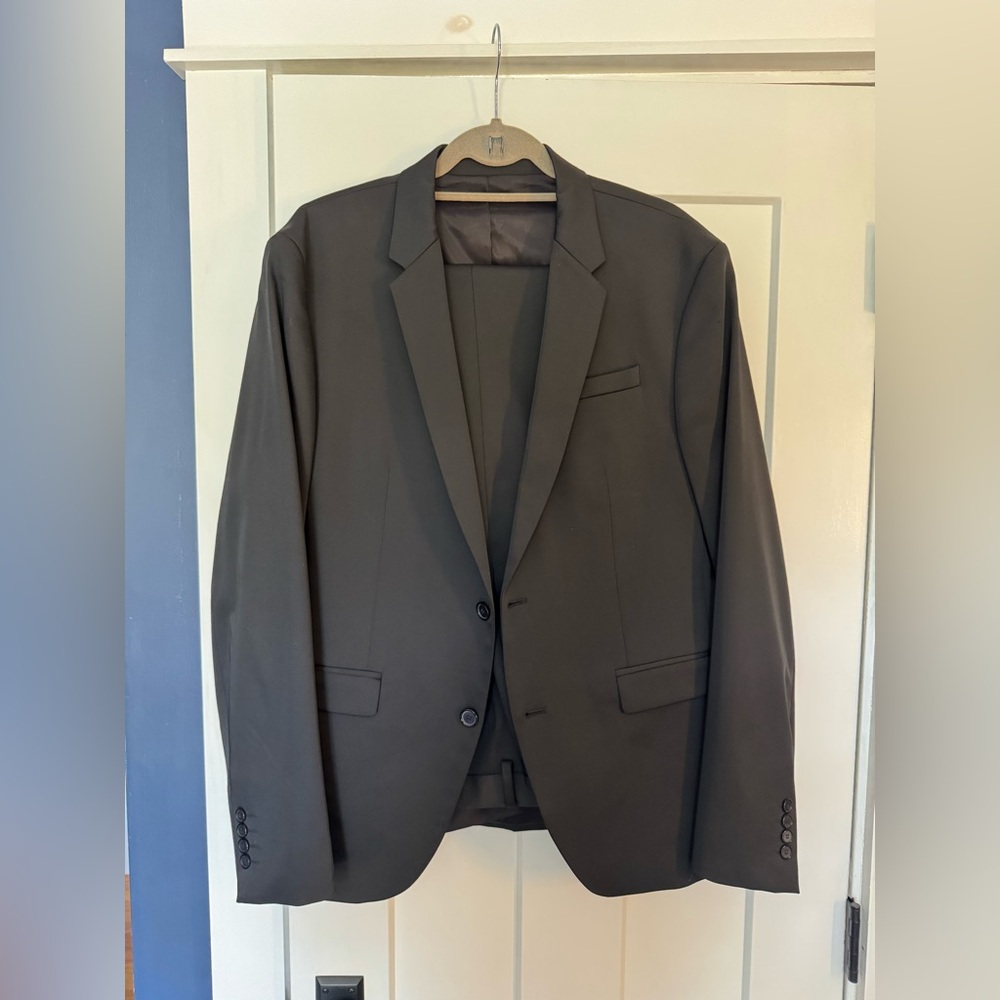 Zara Black Slim Fit Suit NWT – Wedding | Formal | Classic Size 44 US / 54 EU